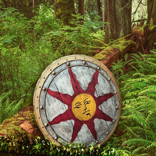 Sunlight Dark Souls Cosplay Plank Viking Shield, 24"