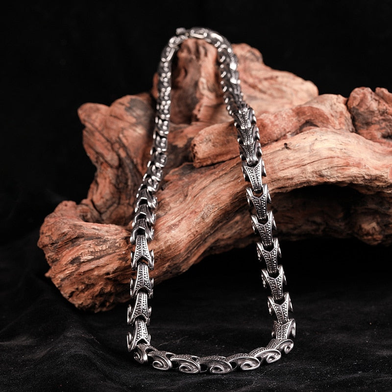 Dragon Scales Chain Necklace