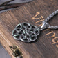 Celtic Five Fold Knot Pendant Necklace