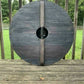 Black Medieval Plank Viking Shield, 24"