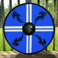 Medieval Blue Striped Shield, 24"