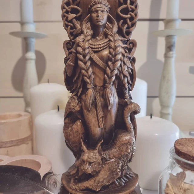 Goddess Freyja Viking Sculpture
