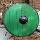 Green Medieval Plank Viking Shield, 24"